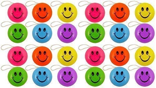 24 x Mini-Jo-Jos, Geschenktütenfüller, bunt, für Kinder 24 x Mini-Jo-Jos, Geschenktütenfüller, bunt, für Kinder von Henbrandt