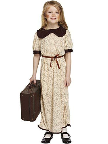 40s WW2 Umsiedler Kriegszeit Buch Woche Alter 7-12 Kinder Mädchen Fancy-Dress Kostüm Neu von Henbrandt