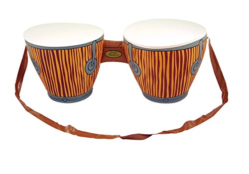 Aufblasbar Bongo Schlagzeug Afrikanische Tropischen Strand Party Kostüm Hawaiisch Luau von Henbrandt