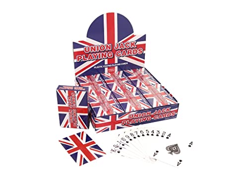 CARDS PLAYING UNION JACK PLASTIC COATED von Henbrandt