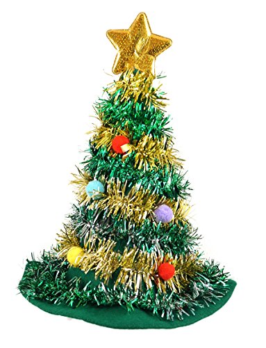 Erwachsene Weihnachtsbaum Hut Mit Stern Neuheit-spaß Weihnachtsparty Mütze von Henbrandt