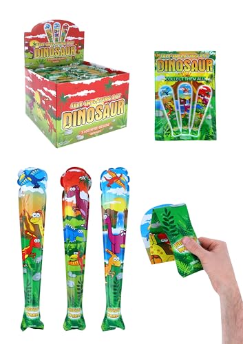 HENBRANDT Aufblasbarer Dinosaurier-Baseballschläger, 48 cm, aufblasbares Spielzeug, 3 verschiedene Dino-Designs, Kostümparty, Dekoration, Strumpffüller, Partytüte, Gastgeschenke, 12 Stück HENBRANDT Aufblasbarer Dinosaurier-Baseballschläger, 48 cm, aufblasbares Spielzeug, 3 verschiedene Dino-Designs, Kostümparty, Dekoration, Strumpffüller, Partytüte, Gastgeschenke, 12 Stück von Henbrandt