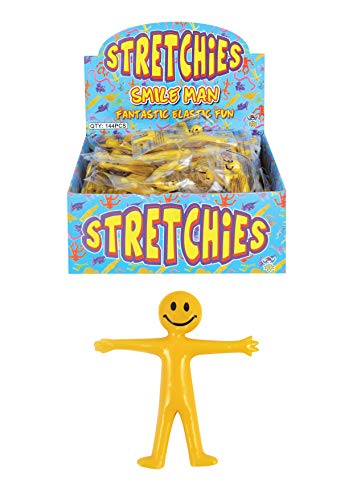 HENBRANDT Dehnbares Lächeln für Männer, Gelb, Stretchies, Kinder, Partygeschenk, Beutelfüller, Glücksbringer, für Jungen und Mädchen, 40 Stück HENBRANDT Dehnbares Lächeln für Männer, Gelb, Stretchies, Kinder, Partygeschenk, Beutelfüller, Glücksbringer, für Jungen und Mädchen, 40 Stück von Henbrandt