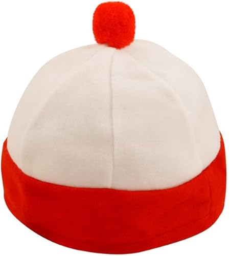 HENBRANDT Single Adult Red and White Bobble Hat Find Me Boy Character Beanie Book Day Halloween Student Night Headwear Fancy Dress Costume Accessory for Men and Women HENBRANDT Single Adult Red and White Bobble Hat Find Me Boy Character Beanie Book Day Halloween Student Night Headwear Fancy Dress Costume Accessory for Men and Women von Henbrandt