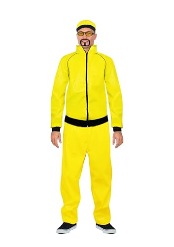 HENBRANDT Single Erwachsene 5 Stück XL Gelb Schwarz Urban Rapper Kostüm Verkleidung Outfit für Herren - 90er 00er Jahre Hip Hop Trainingsanzug Party Junggesellenabschied 2-teiliger Anzug, passender HENBRANDT Single Erwachsene 5 Stück XL Gelb Schwarz Urban Rapper Kostüm Verkleidung Outfit für Herren - 90er 00er Jahre Hip Hop Trainingsanzug Party Junggesellenabschied 2-teiliger Anzug, passender von Henbrandt