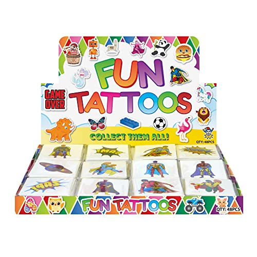 Henbrandt 24 Vorübergehend superheld tattoos kinder bonbon party pinatta füller von Henbrandt