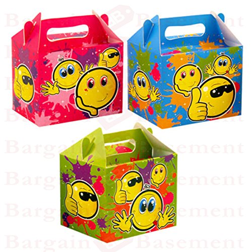 Henbrandt Emoji-Party-Box, verschiedene Designs, 6 Stück von Henbrandt