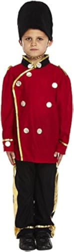 Jungen Pelzmütze Wächter Maskenkostüm königsblau Soldaten Uniform London Kinder Outfit - 10-12 years von Henbrandt