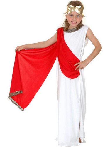 Kinder Best Dressed Kostüm Groß Ages 10-12 Römische Göttin Mädchen Kostüm von Henbrandt
