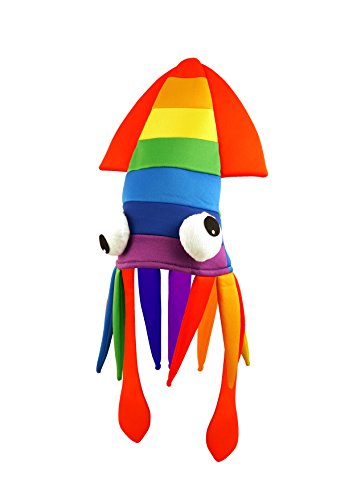 Henbrandt Kostüm, Regenbogen-Tintenfisch-Hut, Gay-Pride-Zubehör – Erwachsenengröße Henbrandt Kostüm, Regenbogen-Tintenfisch-Hut, Gay-Pride-Zubehör – Erwachsenengröße von Henbrandt