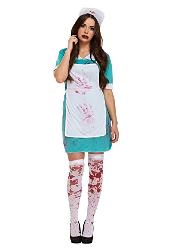 LADIES ZOMBIE NURSE BLOODY HALLOWEEN FANCY DRESS COSTUME OUTFIT THE WALKING DEAD SCRUBS CHEAP 00337 by Henbrandt von Henbrandt