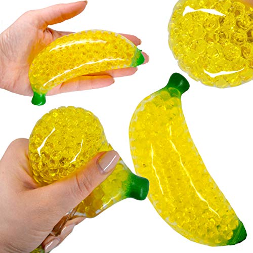 Henbrandt Bananen Orb, komprimierbar, gelb, 14 x 5 x 4 cm Henbrandt Bananen Orb, komprimierbar, gelb, 14 x 5 x 4 cm von PARTYRAMA.CO.UK
