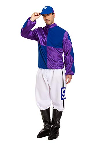 VERKLEIDUNG ERWACHSENE JOCKEY LILA/BLAU VERKLEIDUNG ERWACHSENE JOCKEY LILA/BLAU von Henbrandt