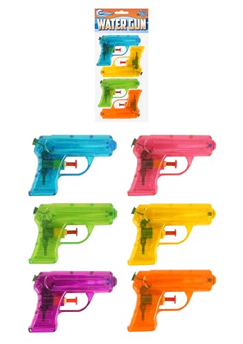 Henbrandt Wasserpistole Neon Bunt Kunststoff 11 cm 3er Pack Kindergeburtstag Party Henbrandt Wasserpistole Neon Bunt Kunststoff 11 cm 3er Pack Kindergeburtstag Party von Henbrandt