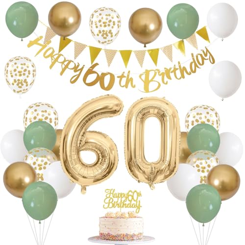 Deko 60 Geburtstag Mann Frau,Deko 60 Geburtstage Mann,60 Happy Birthday Ballon, Geburtstage Deko Geschenk,60 Geburtstag Deko,Luftballons GrüN,Happy Birthday Girlande,Zahlen ballons 60 Deko 60 Geburtstag Mann Frau,Deko 60 Geburtstage Mann,60 Happy Birthday Ballon, Geburtstage Deko Geschenk,60 Geburtstag Deko,Luftballons GrüN,Happy Birthday Girlande,Zahlen ballons 60 von HenfuME