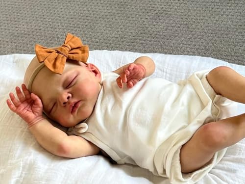 Hengluck Reborn Babypuppen Mädchen 18 Zoll Realistische Puppen Weicher Stoffkörper Lebensechte Neugeborenenpuppe Reborn Babys Kleinkindpuppe Sieht aus wie eine echte Babypuppe von Hengluck