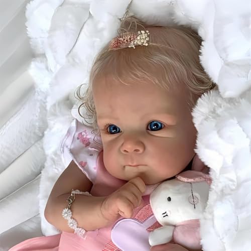 Hengluck Reborn -Babys Mädchen Silikon Körper Waschbare Puppen Reborn Babypuppen Wie EIN echtes Baby 18 Zoll 46cm Geschlossene Augen Hengluck Reborn -Babys Mädchen Silikon Körper Waschbare Puppen Reborn Babypuppen Wie EIN echtes Baby 18 Zoll 46cm Geschlossene Augen von Hengluck