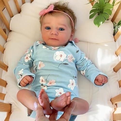 Reborn Babypuppe Mädchen 18 Zoll Handgemachte Reborn Babys Weicher Baumwollstoff Körper Reborn Puppen Sie Sieht aus und fühlt Sich an wie EIN echtes Lebensechtes Baby Reborn Babypuppe Mädchen 18 Zoll Handgemachte Reborn Babys Weicher Baumwollstoff Körper Reborn Puppen Sie Sieht aus und fühlt Sich an wie EIN echtes Lebensechtes Baby von Hengluck