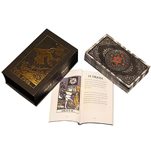 Tarotkarten, Tarot für Anfänger, Silber, Klassisch, Wasserdichtes PVC-Material, Englisch Anleitung Tarotkarten, Tarot für Anfänger, Silber, Klassisch, Wasserdichtes PVC-Material, Englisch Anleitung von Hengqiyuan