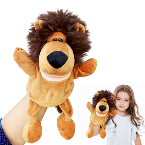 Hengrongshen Handpuppen, Handpuppen für Kinder, Handpuppen Tiere, Handpuppe für Geschichtenerzählen, Unterrichten, Im Vorschulalter und Als Geburtstagsgeschenk (Braun) von Hengrongshen