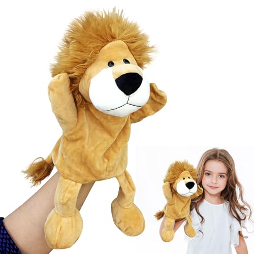 Hengrongshen Handpuppen, Handpuppen für Kinder, Handpuppen Tiere, Handpuppe für Geschichtenerzählen, Unterrichten, Im Vorschulalter und Als Geburtstagsgeschenk (Gelb) von Hengrongshen