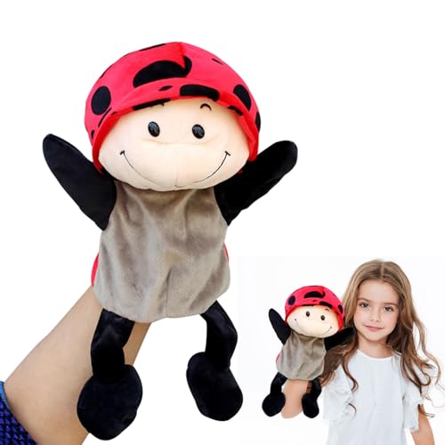 Hengrongshen Handpuppen, Handpuppen für Kinder, Handpuppen Tiere, Handpuppe für Geschichtenerzählen, Unterrichten, Im Vorschulalter und Als Geburtstagsgeschenk (Schwarz) von Hengrongshen