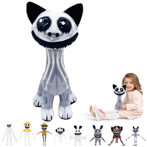 Hengrongshen Zoo-nomaly Plush, 24 cm Zoo-nomaly Peluche, 2024 Neue Zoo Horror Game Plush Cushion für Jungen, Mädchen, Erwachsene, Halloween Geburtstag, Zoo-Anomalie-Stoffpuppe (Katze mit Großen Augen) Hengrongshen Zoo-nomaly Plush, 24 cm Zoo-nomaly Peluche, 2024 Neue Zoo Horror Game Plush Cushion für Jungen, Mädchen, Erwachsene, Halloween Geburtstag, Zoo-Anomalie-Stoffpuppe (Katze mit Großen Augen) von Hengrongshen