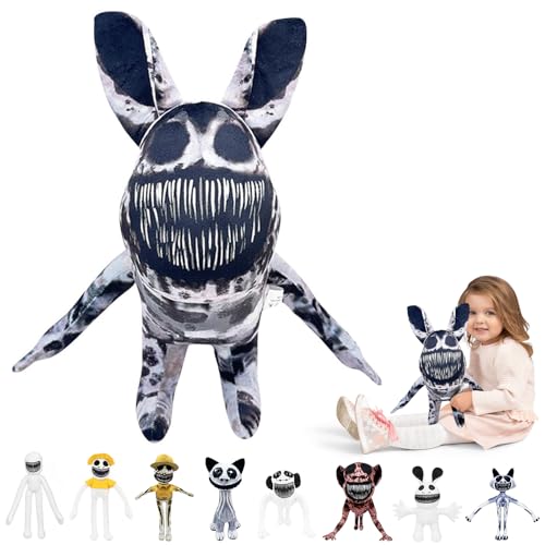 Hengrongshen Zoo-nomaly Plush, 35 cm Zoo-nomaly Peluche, 2024 Neue Zoo Horror Game Plush Cushion für Jungen, Mädchen, Erwachsene, Halloween Geburtstag, Zoo-Anomalie-Stoffpuppe (Bedruckter Kaninchen) Hengrongshen Zoo-nomaly Plush, 35 cm Zoo-nomaly Peluche, 2024 Neue Zoo Horror Game Plush Cushion für Jungen, Mädchen, Erwachsene, Halloween Geburtstag, Zoo-Anomalie-Stoffpuppe (Bedruckter Kaninchen) von Hengrongshen