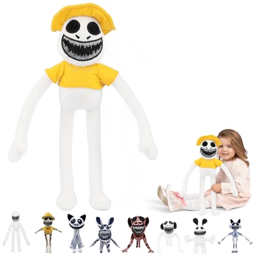 Hengrongshen Zoo-nomaly Plush, 40 CM Zoo-nomaly Peluche, 2024 Neue Zoo Horror Game Plush Cushion für Jungen, Mädchen, Erwachsene, Halloween Geburtstag, Zoo-Anomalie-Stoffpuppe (Tierpfleger-Gelber Hut) Hengrongshen Zoo-nomaly Plush, 40 CM Zoo-nomaly Peluche, 2024 Neue Zoo Horror Game Plush Cushion für Jungen, Mädchen, Erwachsene, Halloween Geburtstag, Zoo-Anomalie-Stoffpuppe (Tierpfleger-Gelber Hut) von Hengrongshen