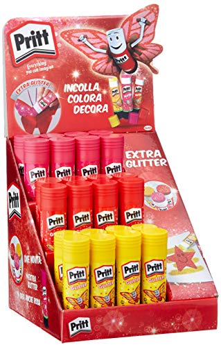 Henkel Loctite Tubetti Glitter 20 Gr Assortiti-Display 24 Stück, Mehrfarbig, 8004630920419 von Loctite