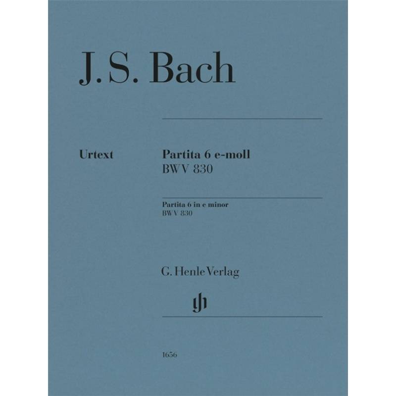 Johann Sebastian Bach - Partita Nr. 6 e-moll BWV 830 von Henle