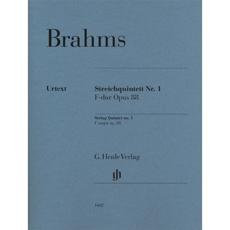 G. Henle Urtext-Ausgabe / Johannes Brahms - Streichquintett Nr. 1 F-dur op. 88 von Henle