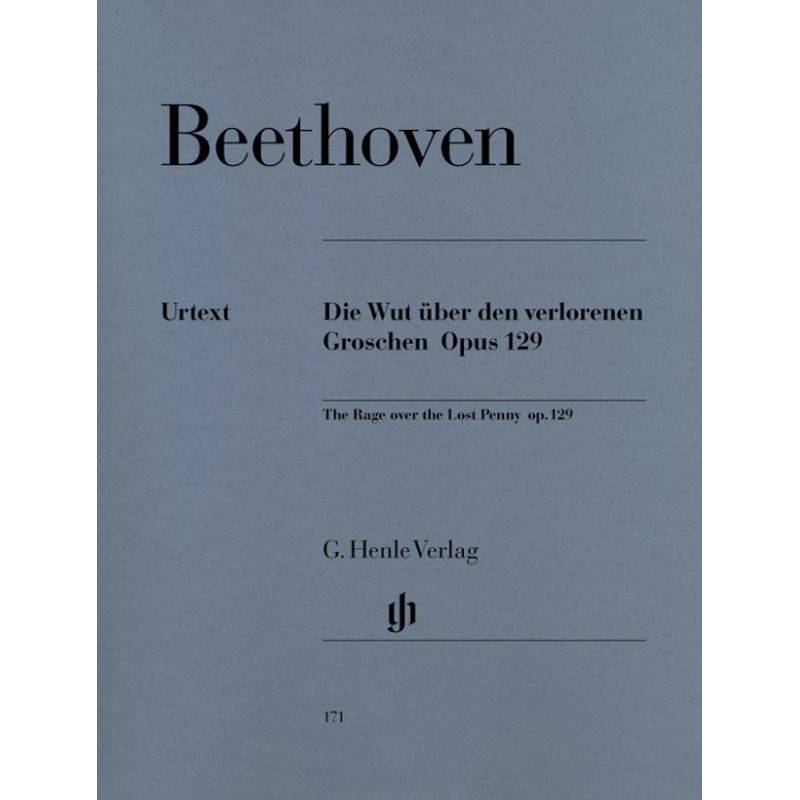 Ludwig van Beethoven - Alla Ingharese quasi un Capriccio G-dur op. 129 (Die Wut über den verlorenen Groschen) von Henle