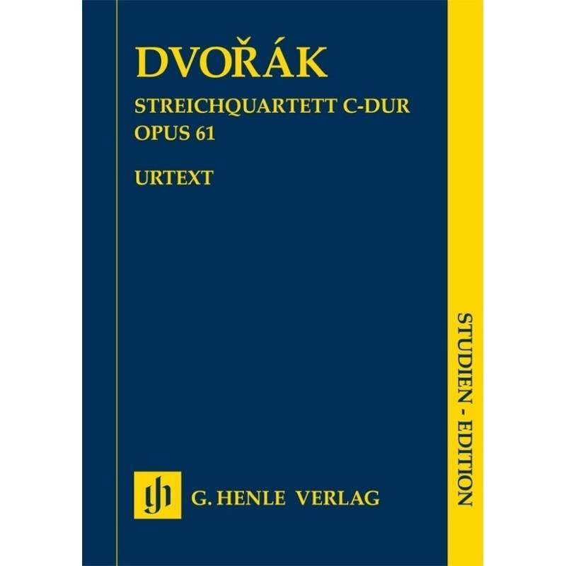 Studien-Editionen / Dvorák, Antonín - Streichquartett C-dur op. 61 von Henle