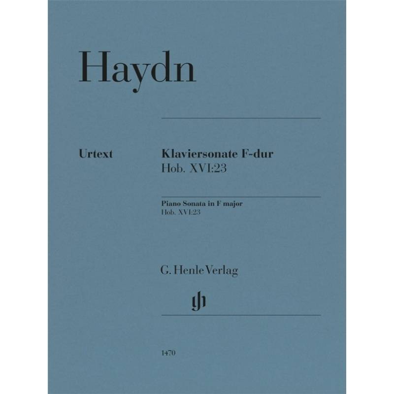 Joseph Haydn - Klaviersonate F-dur Hob. XVI:23 von Henle
