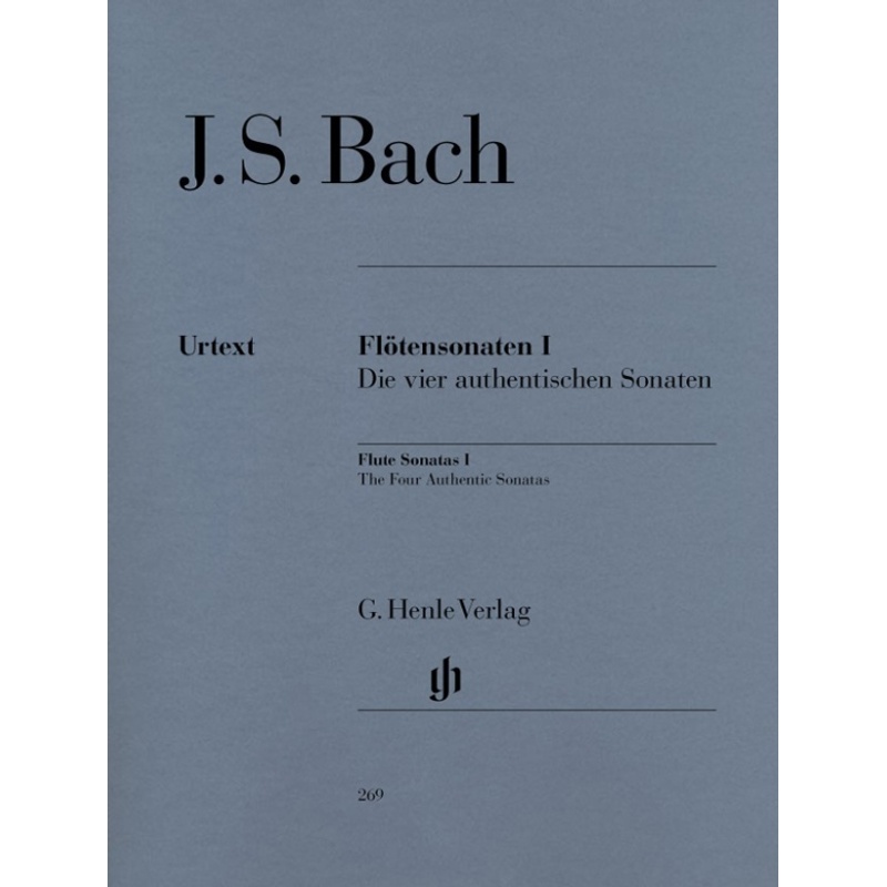Johann Sebastian Bach - Flötensonaten, Band I (Die vier authentischen Sonaten) von Henle