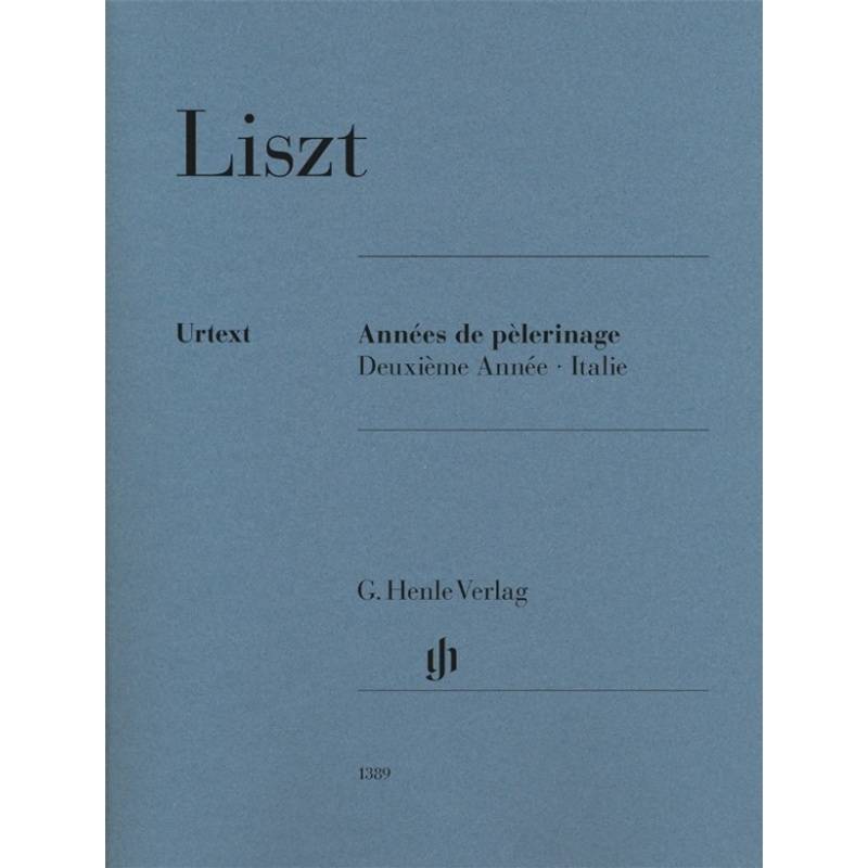 G. Henle Urtext-Ausgabe / Franz Liszt - Années de pèlerinage, Deuxième Année - Italie von Henle