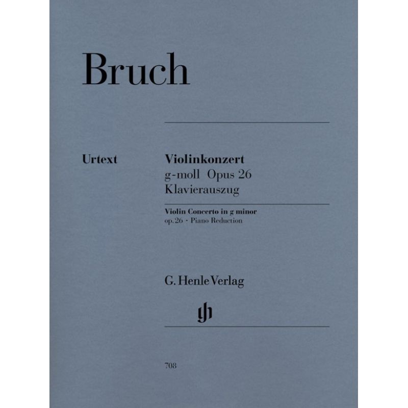 Max Bruch - Violinkonzert g-moll op. 26 von Henle