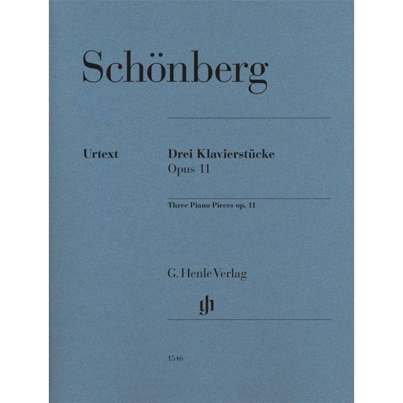 G. Henle Urtext-Ausgabe / Arnold Schönberg - Drei Klavierstücke op. 11 von Henle