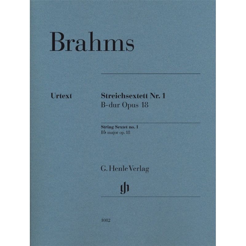 G. Henle Urtext-Ausgabe / Johannes Brahms - Streichsextett Nr. 1 B-dur op. 18 von Henle
