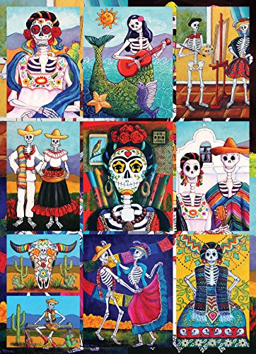 Dresmannst Dia De Los Muertos Puzzle Halloween Artist Candy Mayer, 1000 Teile von Hennessy Puzzles