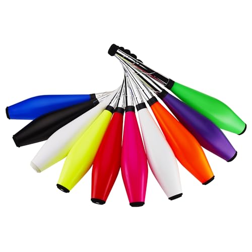 Henrys Jonglierkeule Classic Training | Hohe Bruchsicherheit Dank Hotglue-Injektion | Ausführung: 1 Stück | Mittelschnelles Drehverhalten | Kunststoff | 218 g | 52 cm von Henrys