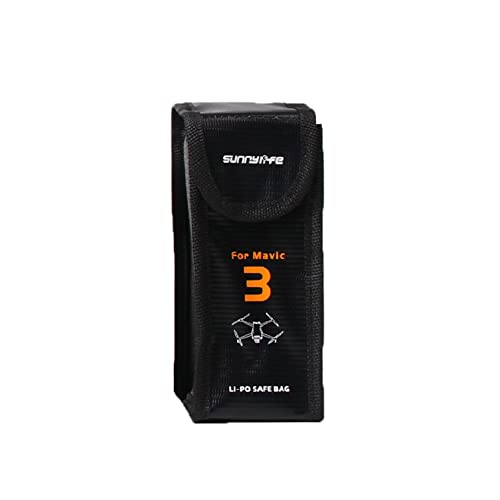 Hensych Praktische Batteriesichere Tasche für Mavic 3 Drohne Explosionssichere Anti-Kratz-Flugbatterie Safe Bag Transport Safe Schutzhülle Ohne Batterie (für 1 Batterie) von Hensych