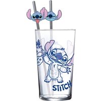 Lilo & Stitch Glass with Straws 485 ml Lilo & Stitch Glass with Straws 485 ml von Heo GmbH