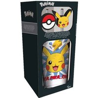 POKEMON Glass 485ml mit Toppern von Heo GmbH