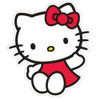 Sanrio Dekokissen Hello Kitty Red Dress 36 cm Sanrio Dekokissen Hello Kitty Red Dress 36 cm von Heo GmbH