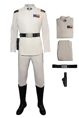 Heodols Grand Admiral Thrawn Kostüm Uniform Erwachsene Rebellen Imperial Officer Cosplay Outfits Hemd Hose Gürtel für Herren Heodols Grand Admiral Thrawn Kostüm Uniform Erwachsene Rebellen Imperial Officer Cosplay Outfits Hemd Hose Gürtel für Herren von Heodols