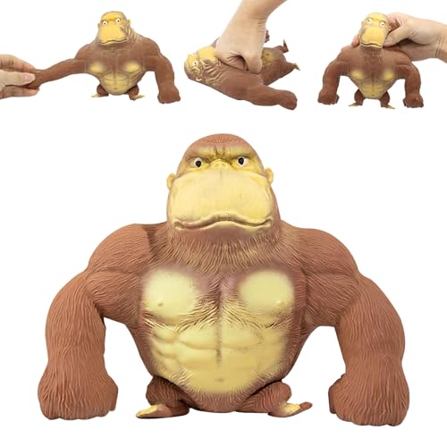 Herbst Stress Gorilla, Funny Brown Monkey Stretch Gorilla Gummi AFFE Streich Squishy Monkey Splash Stress AFFE für Erwachsene und Kinder zum Geburtstagsgeschenk Freund Party Geschenk Herbst Stress Gorilla, Funny Brown Monkey Stretch Gorilla Gummi AFFE Streich Squishy Monkey Splash Stress AFFE für Erwachsene und Kinder zum Geburtstagsgeschenk Freund Party Geschenk von Herbst