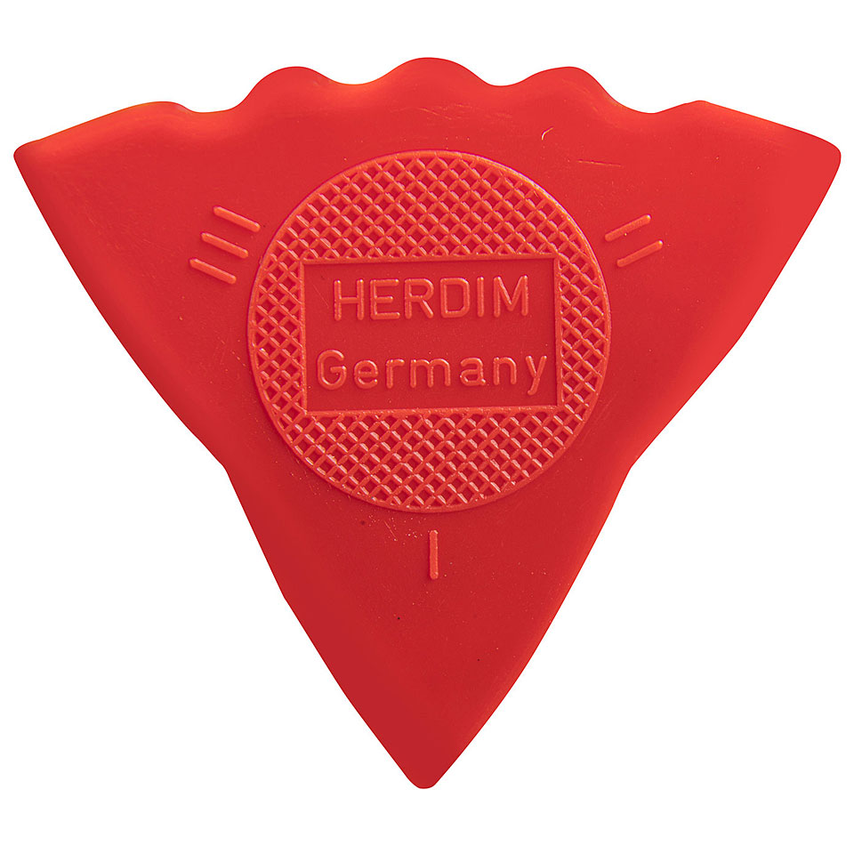 Herdim 3-Gauge Pick Red Nylon (12 pcs) Plektrum von Herdim