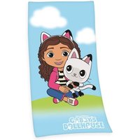 Gabbys Dollhouse 6138601516 - Velourstuch, 75x150 cm, 100% Baumwolle Gabbys Dollhouse 6138601516 - Velourstuch, 75x150 cm, 100% Baumwolle von Herding